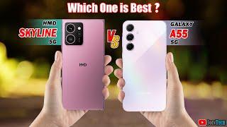  Duel High Tech!! HMD Skyline Vs Samsung A55 Off in a Smartphone Showdown!!