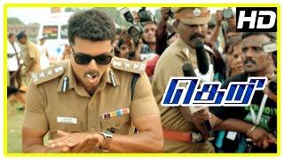 Theri Movie scenes | Victim Passes Away | Vijay | Vijay challenges Mahendran