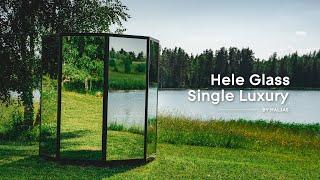 Haljas Hele Glass Single Luxury 7-Person Outdoor Sauna - Feature Overview