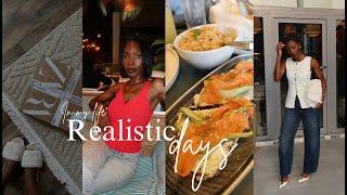 realistic days in my life | quick airport stop | fashion event | date & more