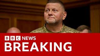 President Zelensky sacks Ukraine's commander-in-chief | BBC News
