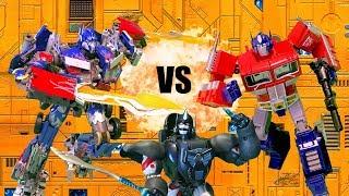 Optimus VS Prime VS Optimus Primal!! Feat. EpicVoiceGuy | Transformers Toy Battle Stop Motion |