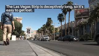 Map of the Las Vegas Strip