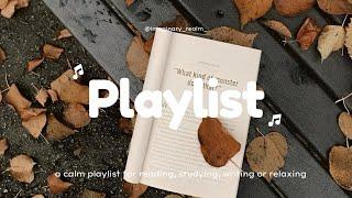 a quiet playlist for train rides in autumn ️ (reading/studying/relaxing) | Imaginary Realm