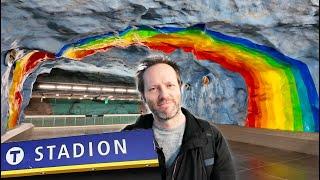 A giant rainbow in Stockholm -  with subtitles