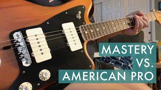 Jazzmaster Bridge Comparison - Mastery M1 vs Fender American Pro