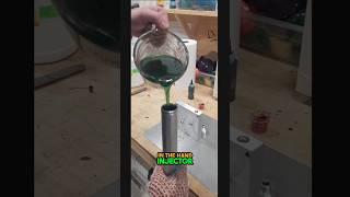 Making soft plastics with Aluminum molds