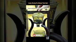 Lazy Kung Fu Teapot: The Ultimate Semi-Automatic Drip Tea Set with Infuser #shorts #teapots #teatime