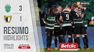 Resumo: Sporting 3-1 Famalicão (Liga 24/25 #26)