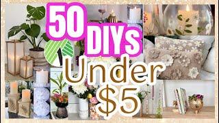 50 DOLLAR TREE DIYS UNDER $5 DOLLARS!