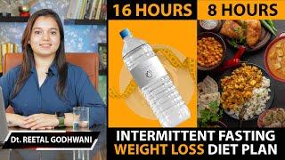 Intermittent fasting DIET PLAN for Serious WEIGHT LOSS in Hindi (Veg) | Lose Weight with IF by IMWOW