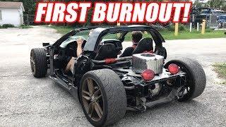 Supercharging Leroy Ep.6 - ROLL CAGE (and First Burnout w/blower)