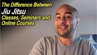 The Difference Between Jiu JItsu Classes, Seminars and Online Courses with Bernardo Faria