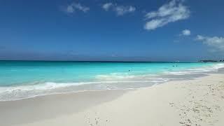 Grace Bay Beach at Providenciales on Turks and Caicos Islands in the Caribbean