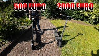 Billig VS Premium Escooter  | Was machen 1500 € UNTERSCHIED?