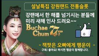 설날특집  강원랜드 전통 부채춤 슬롯(1편) #강원랜드슬롯머신 #강원랜드슬롯