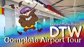 Getting Around Detroit Metro Airport (DTW) - Complete Airport Tour