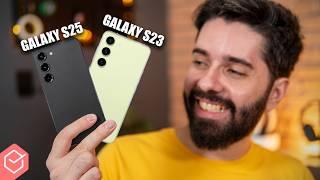 Como o GALAXY S23 ainda VALE BEM MAIS a PENA que o NOVO GALAXY S25! // comparativo!
