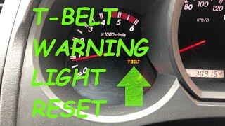 TIMING BELT LIGHT RESET - HOW TO GUIDE