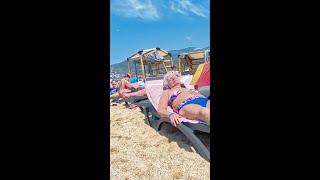  KLEOPATRA BEACH ALANYA ANTALYA TURKEY BEACH WALK 4K