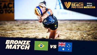 Ana Patrícia/Duda vs. Mariafe/Clancy - Bronze Match Highlights | Doha Finals 2023 #BeachProTour