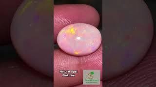 Mesmerizing Pink Fire Opal Gemstone #opal #shorts #viralshort #viralvideo #viralreels #jewellery