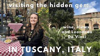 Leonardo's birthplace, wine tasting, and the best views // Tuscan countryside vlog 