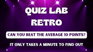 New Trivia Quiz Game. Are you good enough to beat the average 10 points?