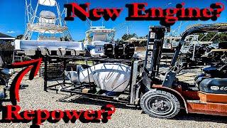 Is A NEW Boat ENGINE Worth It? Re-Power COST & Process!