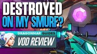 Diamond Jett SMURFING and LOSING? | VOD Review (Valorant Coaching)