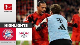 Bayern Sets A Statement! | FC Bayern München - RB Leipzig | Highlights | MD 15 – Bundesliga 2024/25