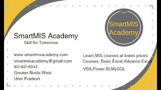 Learn Advanced MIS Skills | Overview of SmartMIS Academy