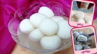 Rasgulla Recipe | How to make rasgulla | Rasogulla Recipe by Cook With MEethu | Sponge rasgulla