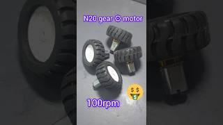 N20 gear ️ motor 100rpm  unboxing powerful tork #shorts #n20gearmotor #technicalproject