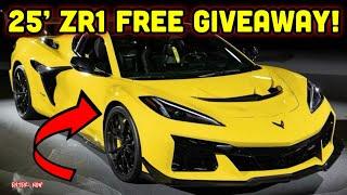 FREEEEE! 2025 c8 ZR1 Corvette is HAVING a HUGE free GIVEAWAY! *ENTER NOW!!!!*