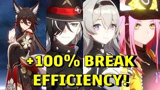 +100% BREAK EFFICIENCY! E1S0 Fugue x Boothill, Rappa, Firefly and Lingsha | Honkai: Star Rail 2.7