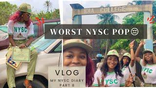 NYSC POP + Escaping accident + Documentation + Mum's surprise+ Done & dusted - My NYSC Diary_Part 8