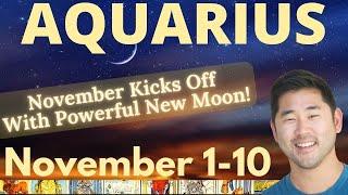 Aquarius - WHAT. JUST. HAPPENED?? Absolutely Speechless, Aquarius! November 1-10 Tarot Horoscope