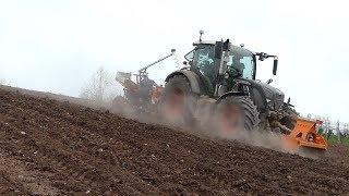 EcoTech - GPS Pflanzung im Weinberg 2x Fendt Black Beauty!