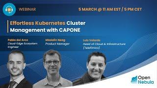 Effortless Kubernetes Cluster Management with CAPONE