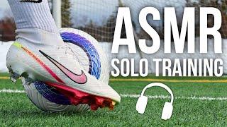 ASMR Solo Training Session For Soccer / Football In Nike Mercurial Superfly 9