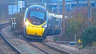 Trains at Rugby Station, WCML - 01/12/23