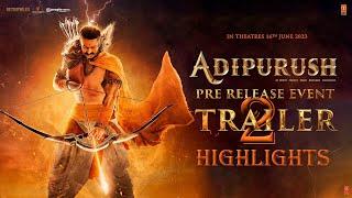 Adipurush Trailer - 2 Action Mode / Adipurush official 2nd Trailer | Prabhas, om raut, kriti sanon