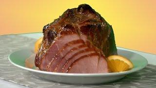 Holiday Ham with Orange Ginger Glaze