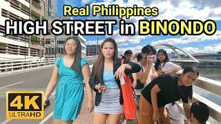 BINONDO MANILA | Pre-Christmas Walk at Binondo High Street in Manila Philippines [4K] 