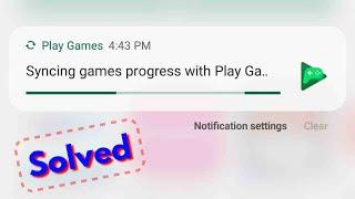 Fix syncing game progress with play games notification keeps popping up