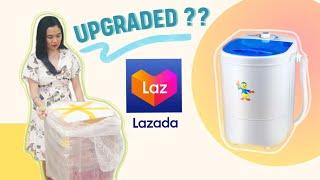 UNBOXING LAZADA'S MINI WASHING MACHINE + REVIEW