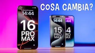 iPhone 16 Pro Max e 16 Pro | 11 DIFFERENZE da iPhone 15 Pro e 14 Pro