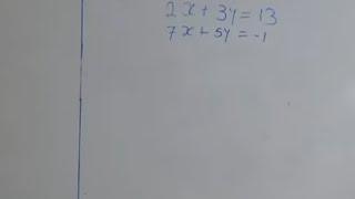 Method of Elimination for Solving Simultaneous Equations