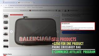 EARN $250 Selling products on ebay (Phone Crossbody Bag) | e-commerce affiliate pt.1